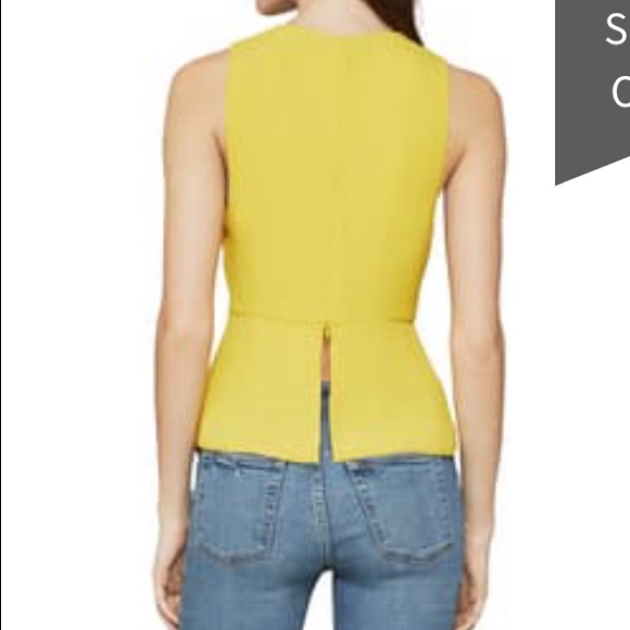 BCBGMAXAZRIA Twist Front Tank - Picture 2 of 4